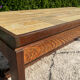 Vintage coffee table in rosewood and ceramic.