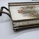 Service Plate WMF Jugendstil Art Nouveau Silver-Plated Galalithe Around 1905