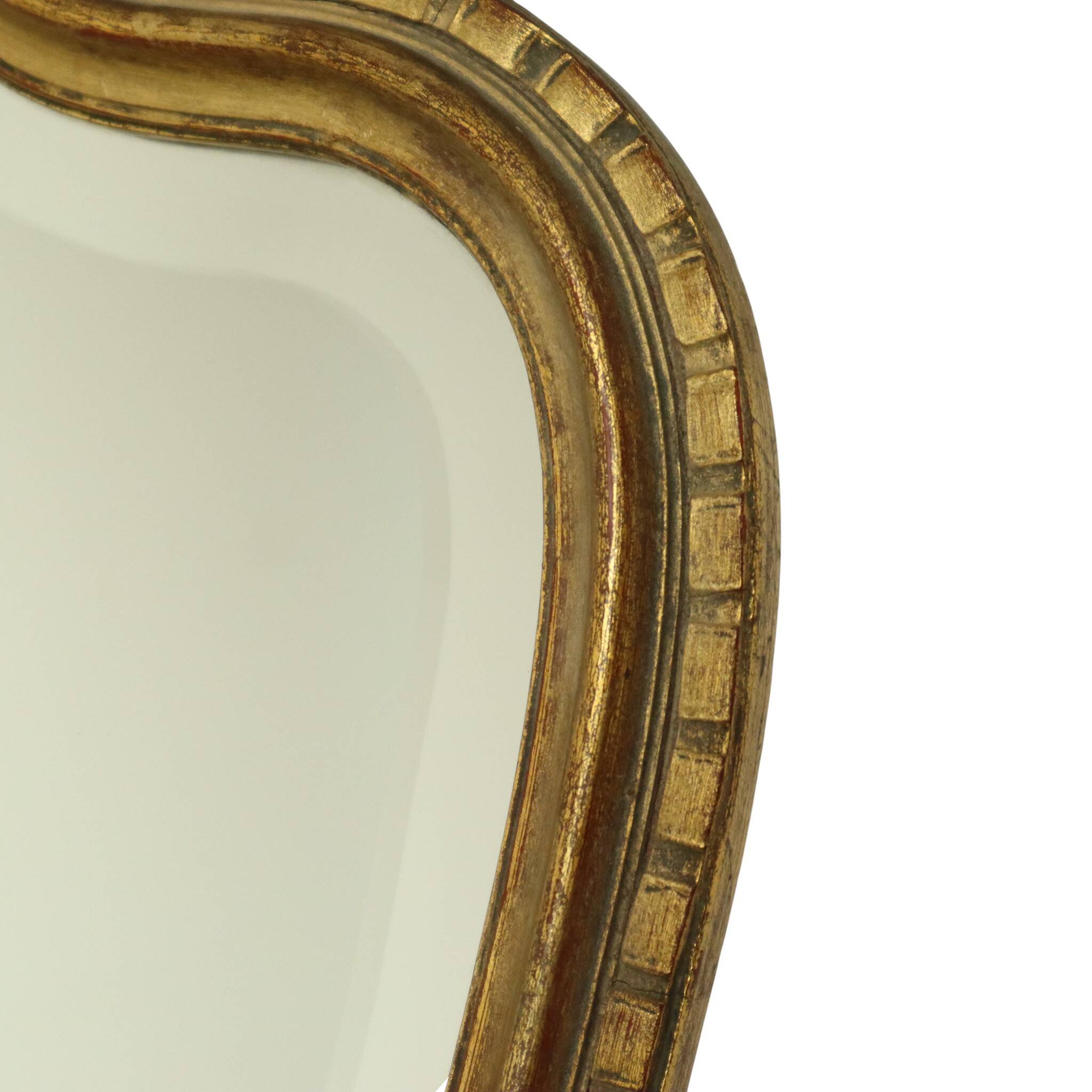 Classic Facet Cut Gold Leaf Mirror Deknudt 75cm