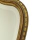 Classic Facet Cut Gold Leaf Mirror Deknudt 75cm