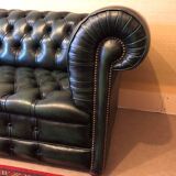 Canapé chesterfield vert