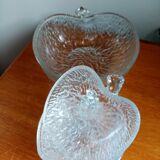 Fruit salad and four apple ramekins