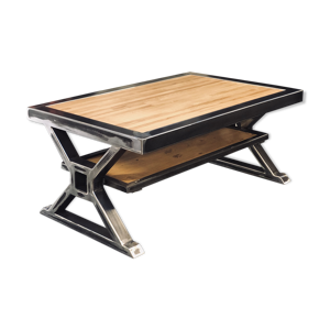 Table basse métal et