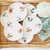Set of 6 small plates KG Lunéville