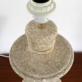 Vintage stone lamp from the 70s