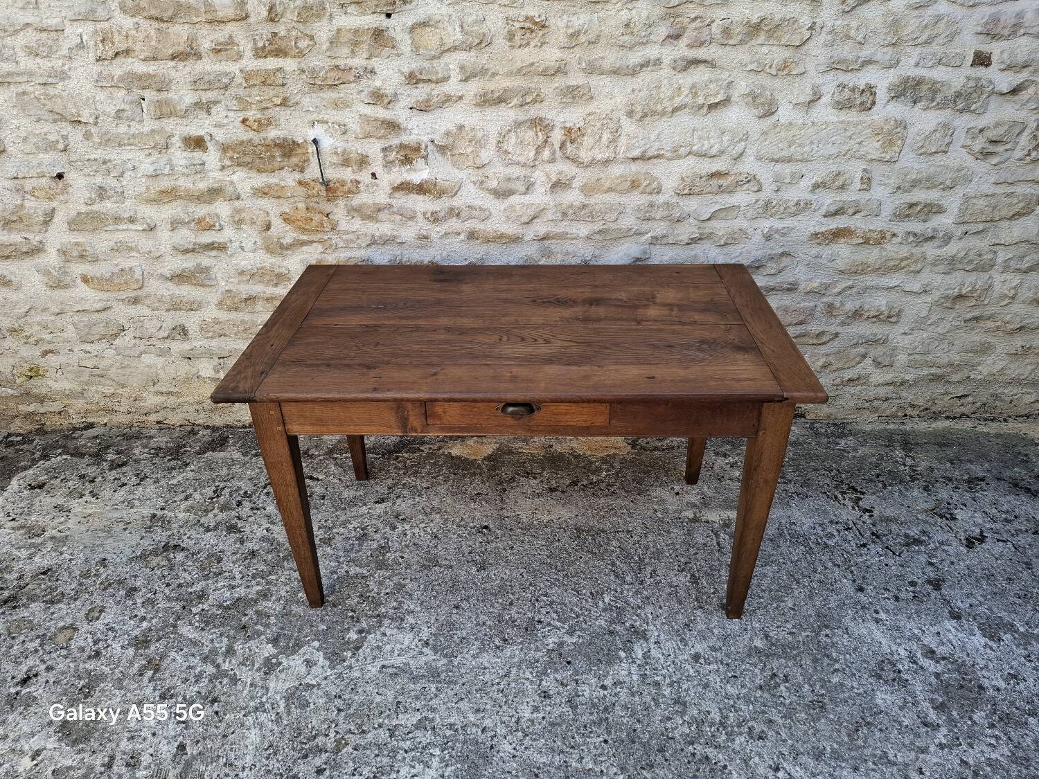 Oak farmhouse table