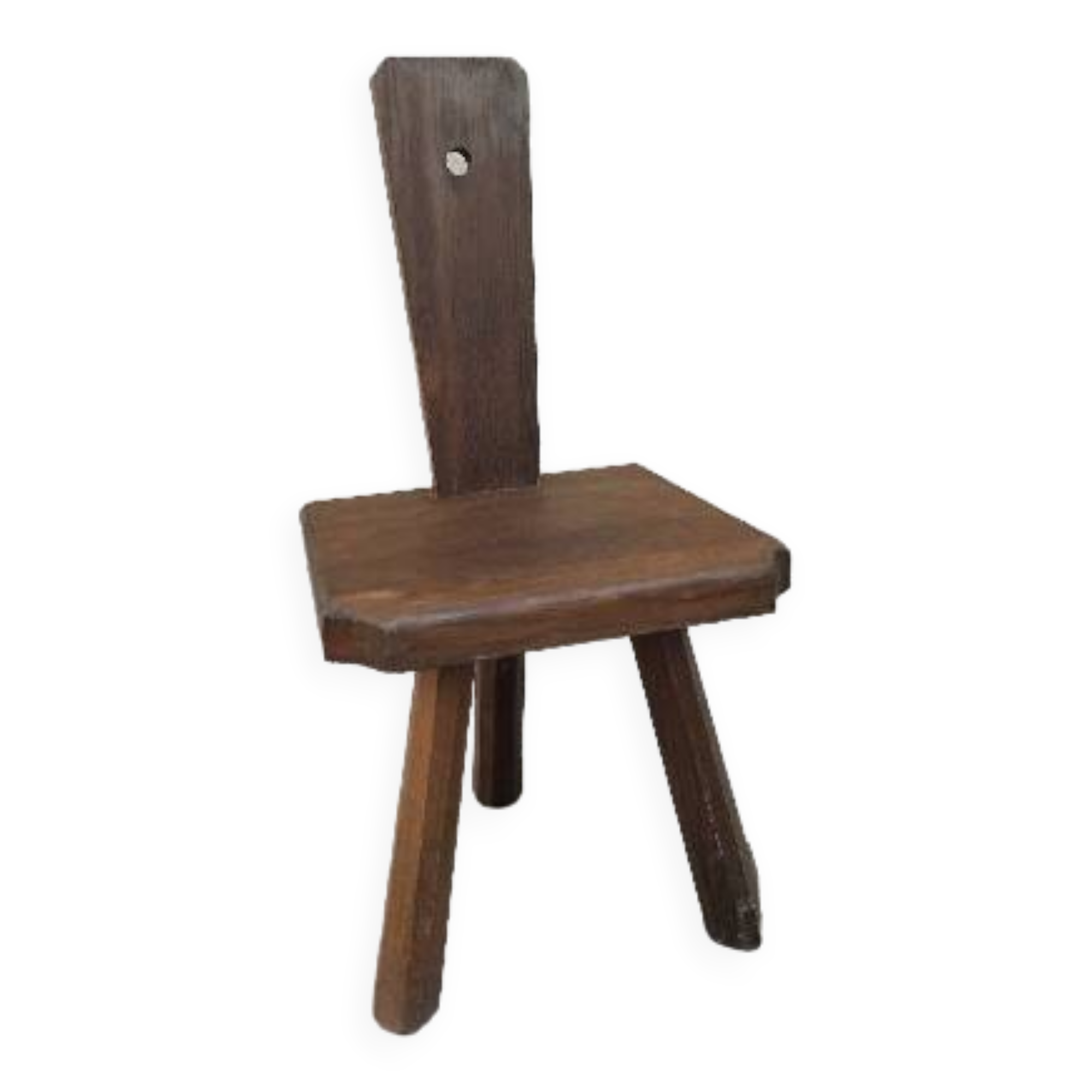 Vintage brutalist tripod children's chair from the 50s
