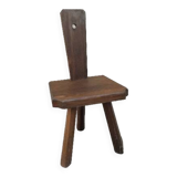 Chaise enfant tripode vintage brutaliste année 50