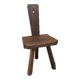 Chaise enfant tripode vintage brutaliste année 50