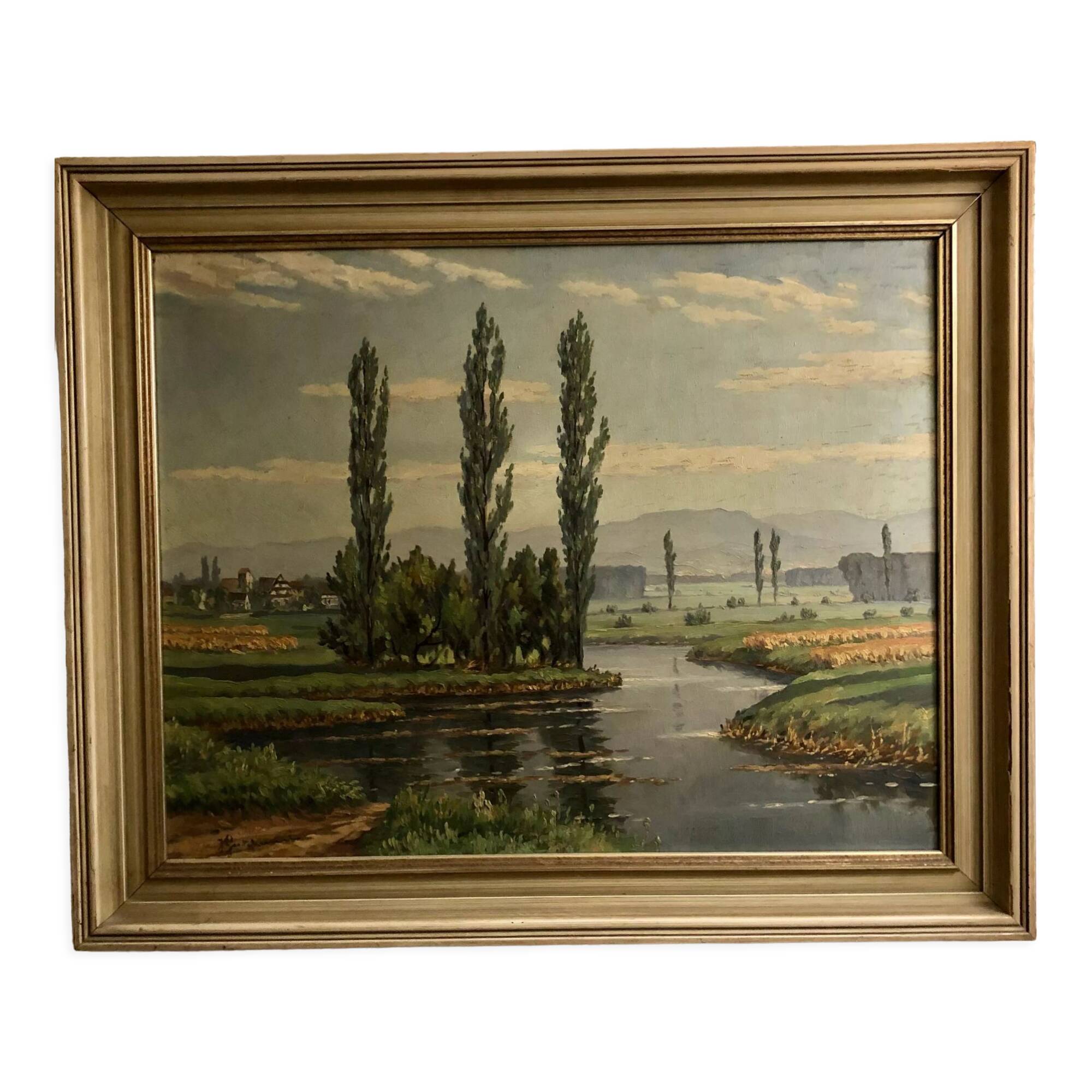 Painting on canvas, Julius Gutekunst