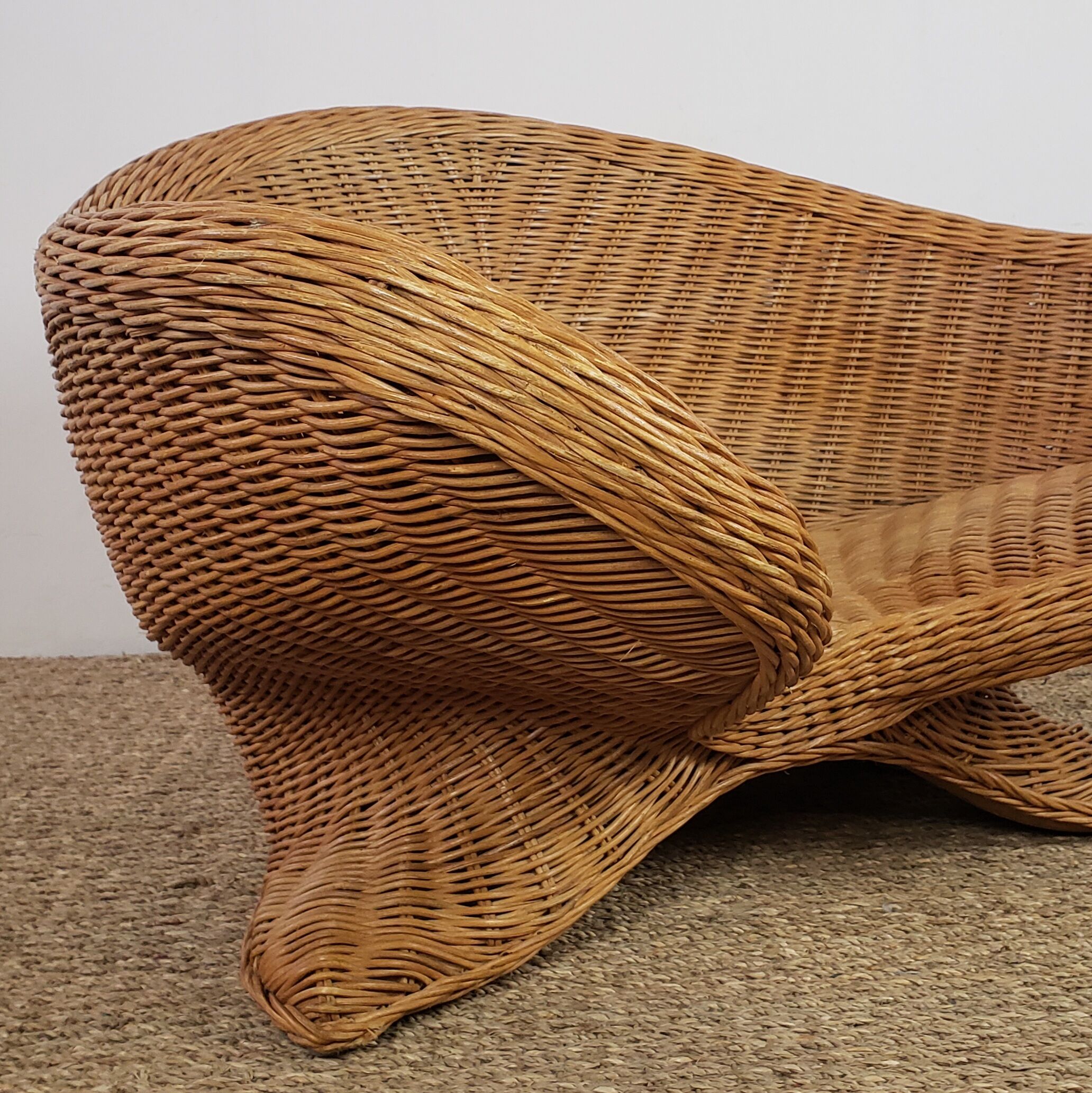 Rattan lotus meditation chair