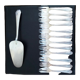 12 cutting cake forks and silver metal pie shovel Orbrille