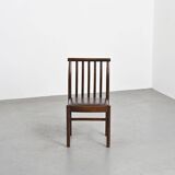 Suite of 4 chairs by Isamu Kenmochi, Akita Mokko, Japan 1970