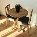 Antique oak tripod table