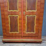 Polychrome Alsatian wardrobe – 19th century