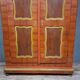 Polychrome Alsatian wardrobe – 19th century