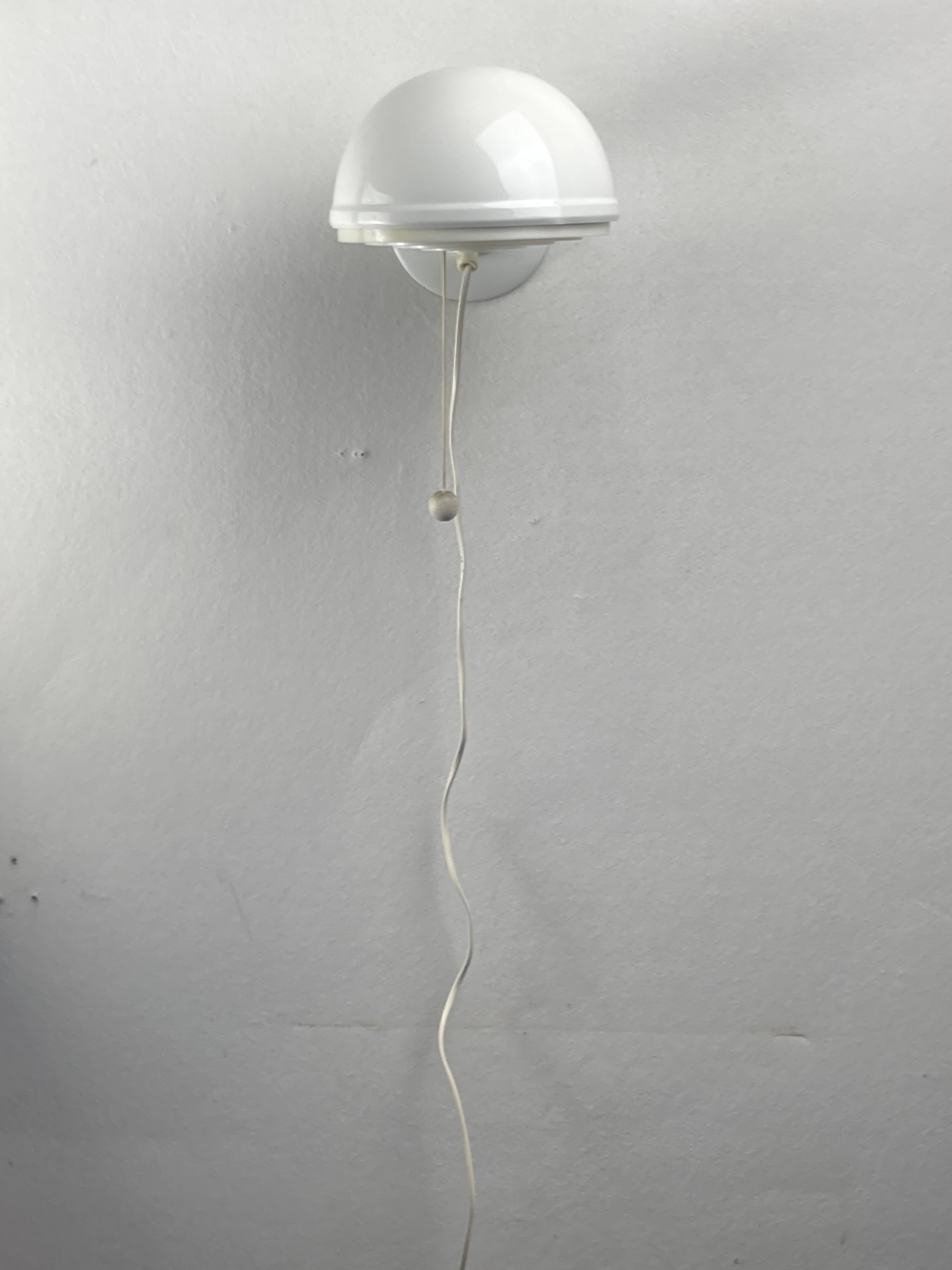 Pair Scandinavian wall sconces by Knud Christensen for ABO Randers, Denmark 1960s-1970s