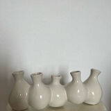 White ceramic soliflore