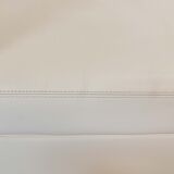 Throw Away sofa by Willie Landels for Zanotta 1965 in white vinyl