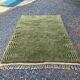 Handwoven natural wool rug, size 140/260 cm.
