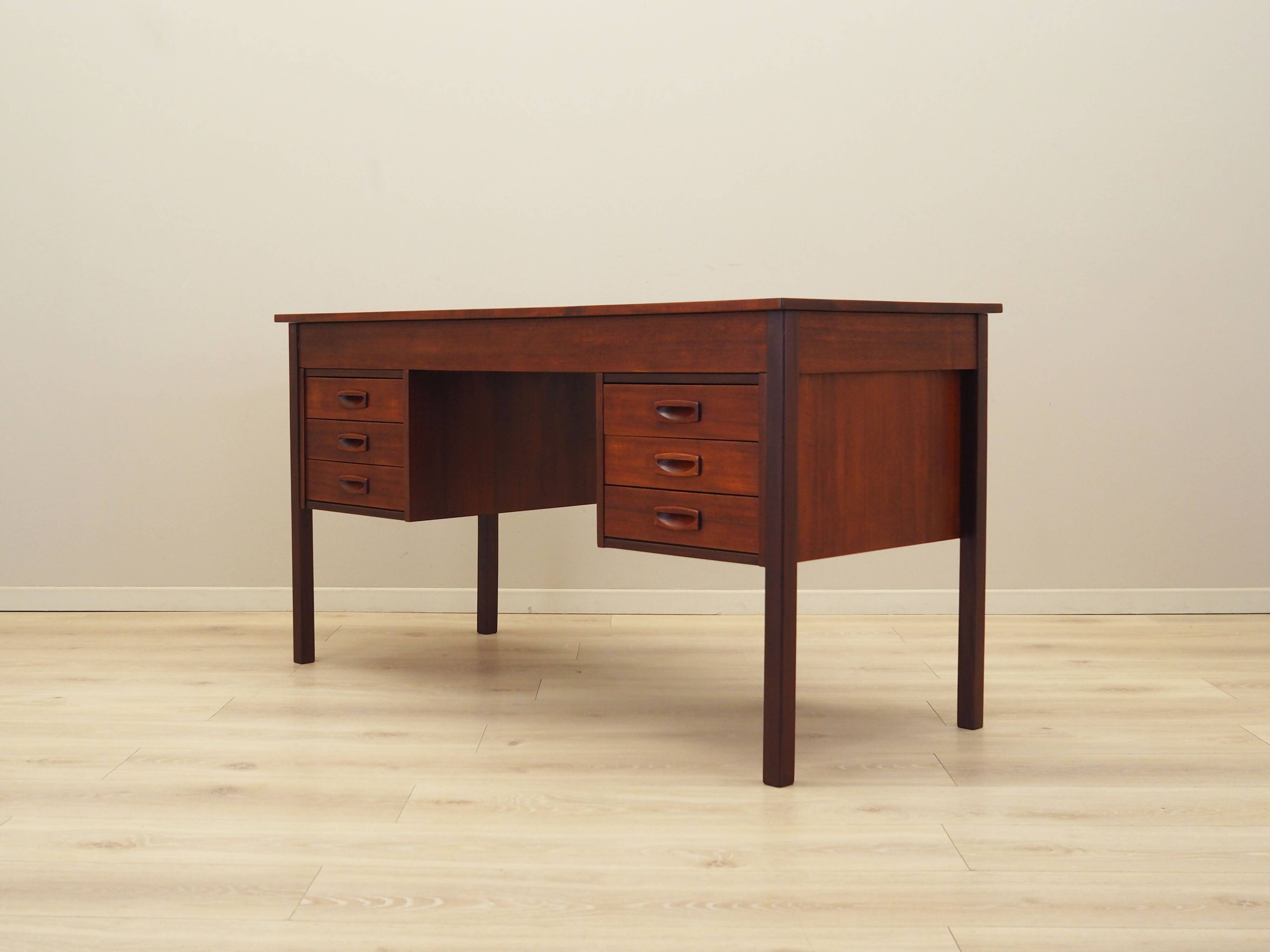 Teak desk, Danish design, 1970s, production: Denmark