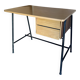 Brown Formica desk