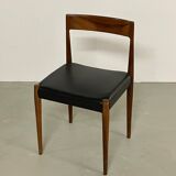 4x chaises à repas en palissandre de Morgens Kold années 1950