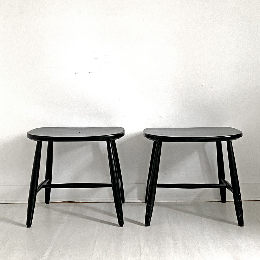 Pair of stools for Hagafors 1960's