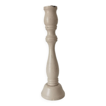 Antique wooden candlestick