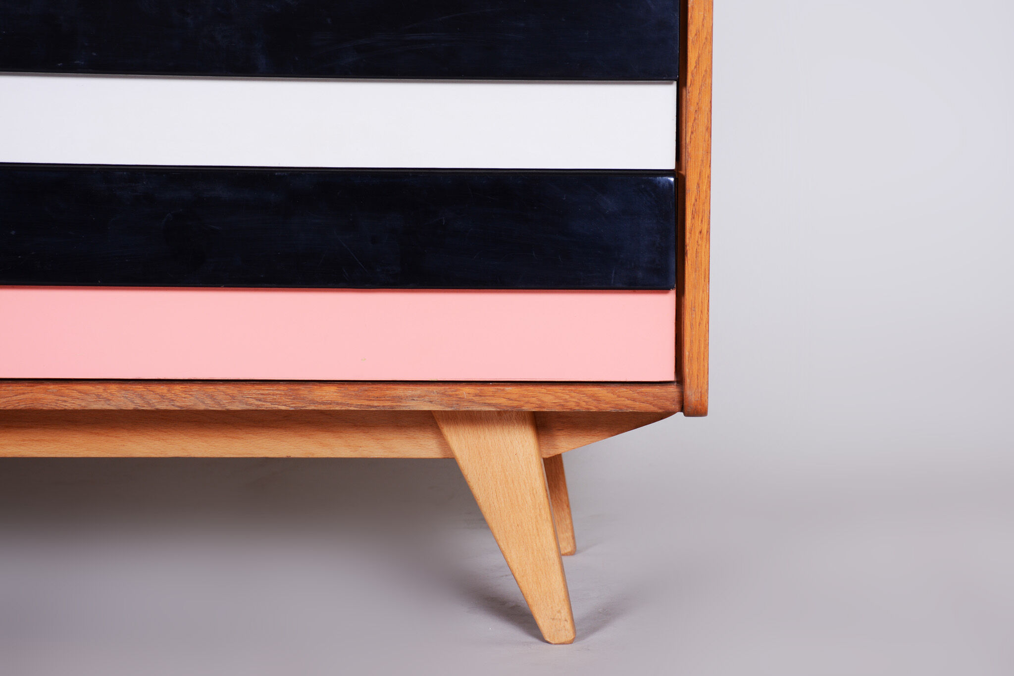 Dresser designed by Jiří Jiroutek for Interiér Praha in 1950s Czechia