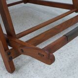 Mid century F.lli Castelli folding deck chair 1940s