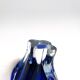 Vase Josef Hospodka Chribska Bohemia Cobalt Blue Glass 1960