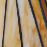 Antique art nouveau lamp with bronze base, 53x32 cm,