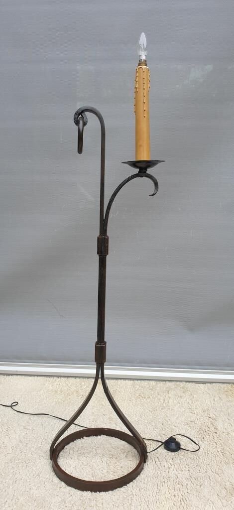 Ironwork floor lamp Jean-Pierre Ryckaert 1950, France