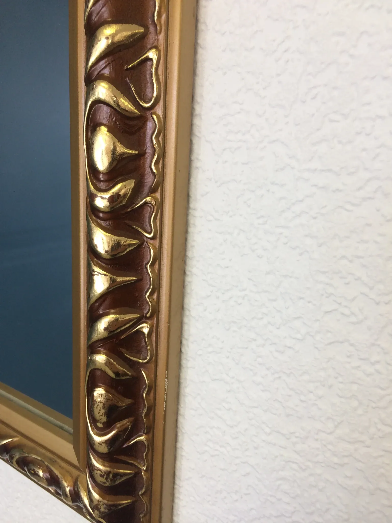 Miroir doré 57x47cm