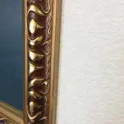 Miroir doré 57x47cm