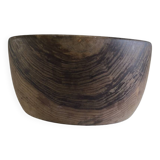 Olive wood salad bowl from the 50s