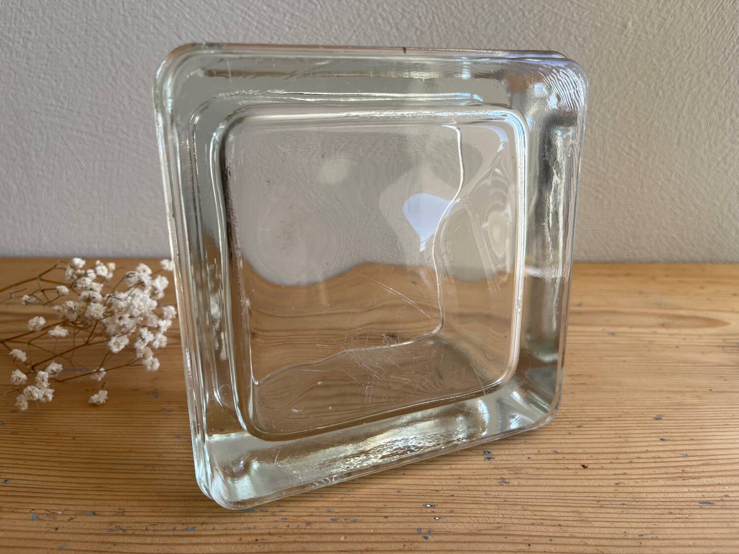 Lumax glass trinket tray/ashtray