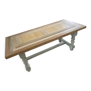 Table basse vert sauge
