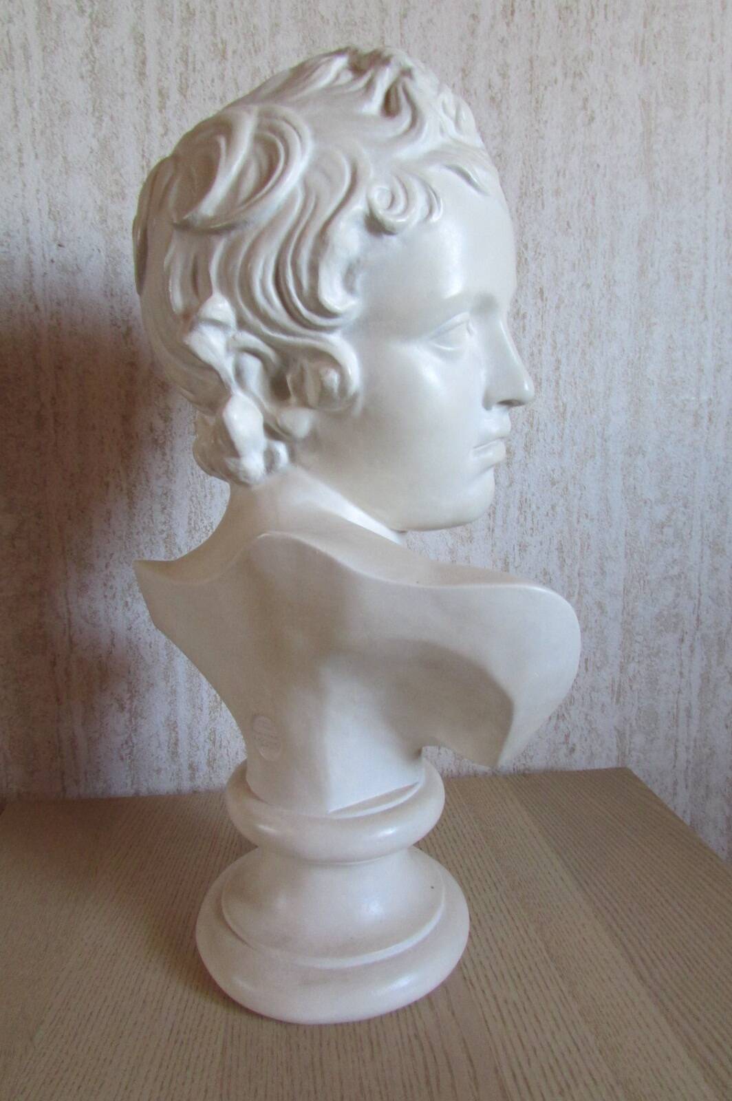 Head of a young man, plaster bust