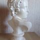 Head of a young man, plaster bust
