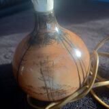 2 small old bedside lamps from Saint Jean du Desert or Berty, unsigned