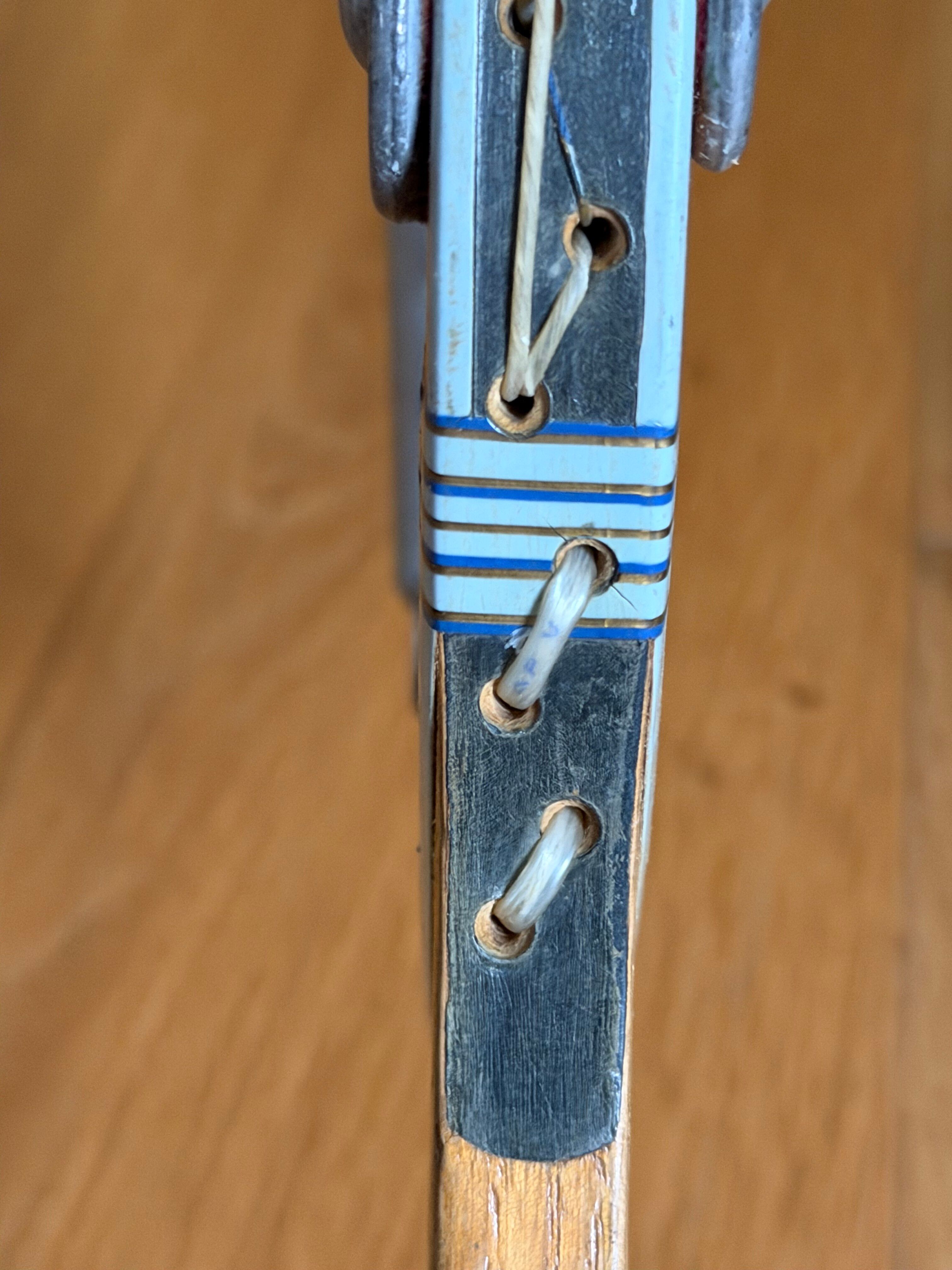 Vintage Pinguin rackets from the 1960s.