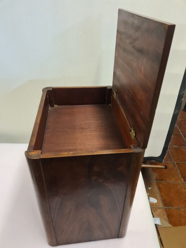 Tabouret de piano en acajou