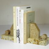 Pair of Marble Bookends from the Art Deco period