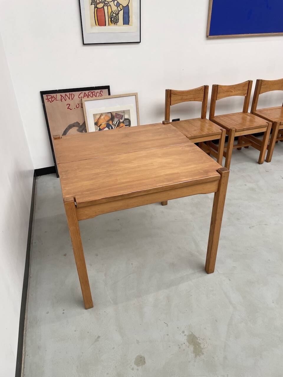 Table pin et chaises « hongisto » Ilmari Tapiovaara