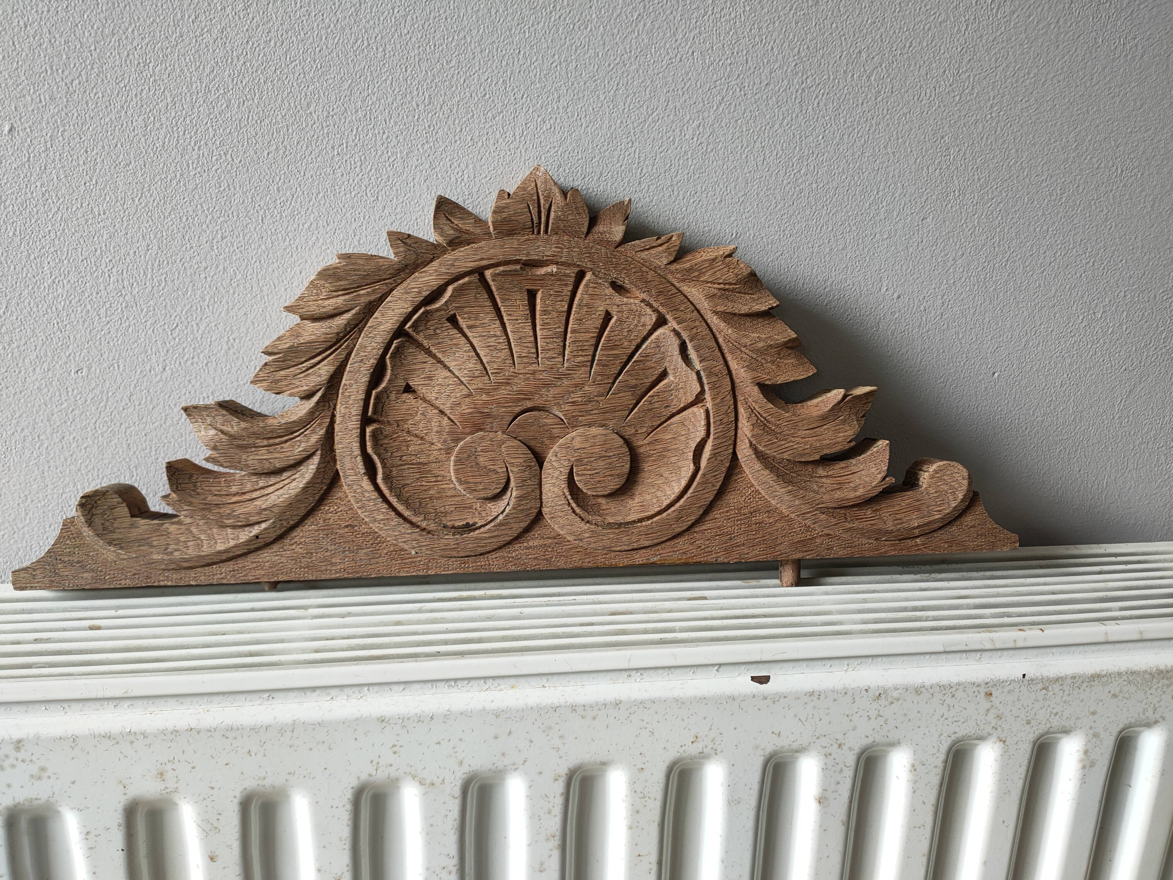 ancient oak pediment
