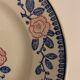 5 Longwy dessert plates, Venice model, art deco