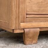 Parisian glazed wardrobe 1930 raw wood