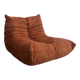 Orange Togo armchair by Michel Ducaroy for Ligne Roset, 1973.